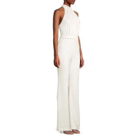 NWT Black Halo Genesis Silk Jumpsuit $390 - Picture 2 of 8